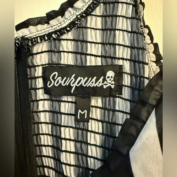 Sourpuss Striped Hi-Lo Dolly Dress (EUC - worn once!) - Picture 8 of 15